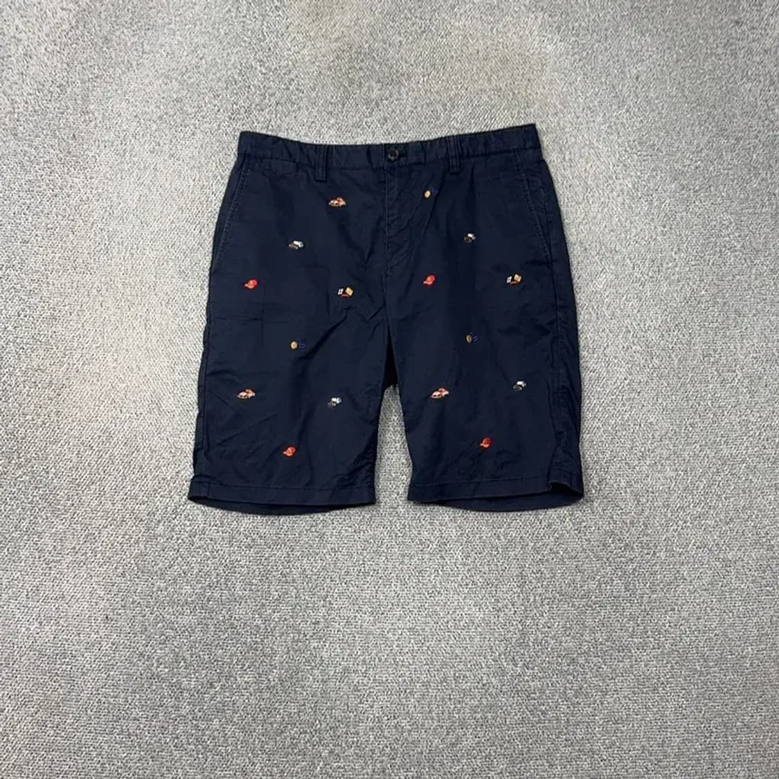 해지스 네이비 도트 로고 치노 반바지 32 상품이미지1