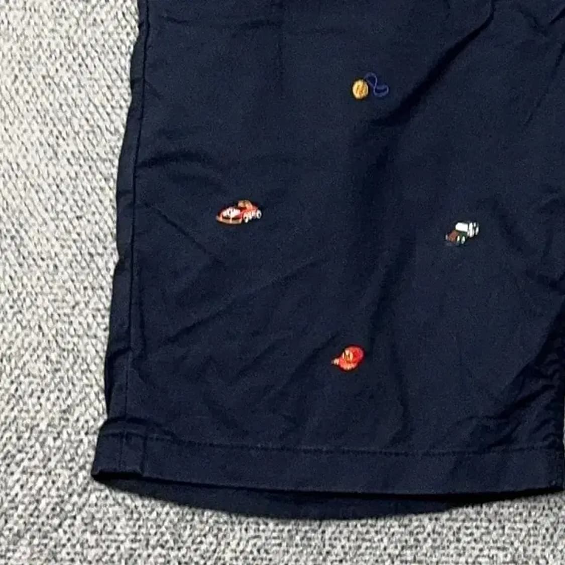 해지스 네이비 도트 로고 치노 반바지 32 상품이미지3