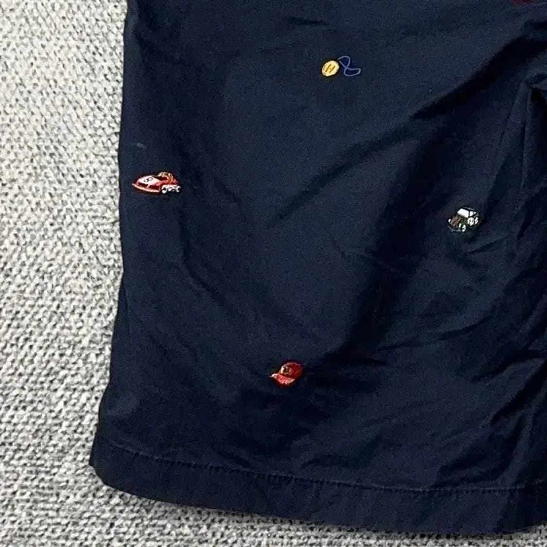 해지스 네이비 도트 로고 치노 반바지 32 상품이미지4