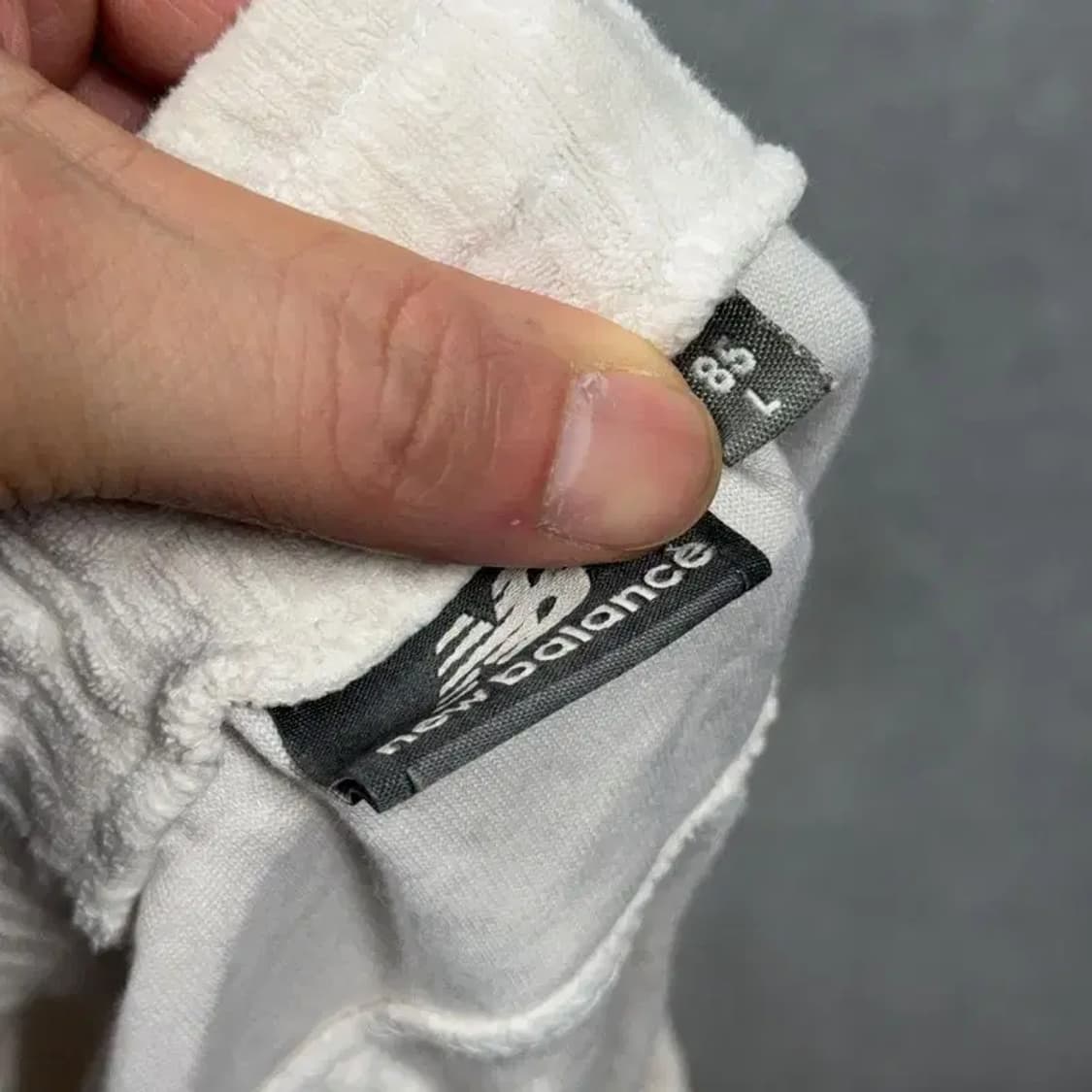 뉴발란스 연베이지 캐주얼 테리 반바지 L 상품이미지5