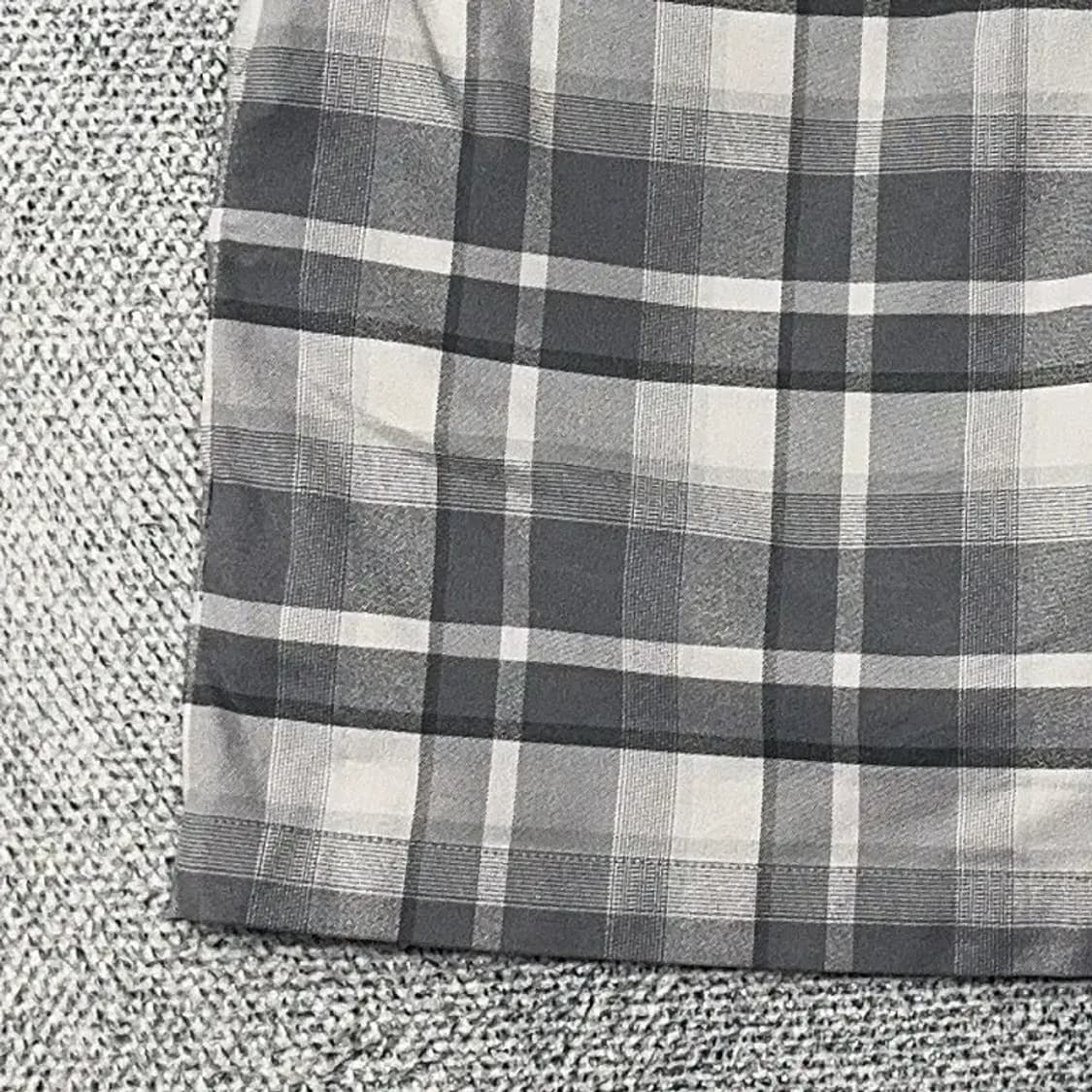 아디다스 골프 그레이 체크 스커트 M 상품이미지4