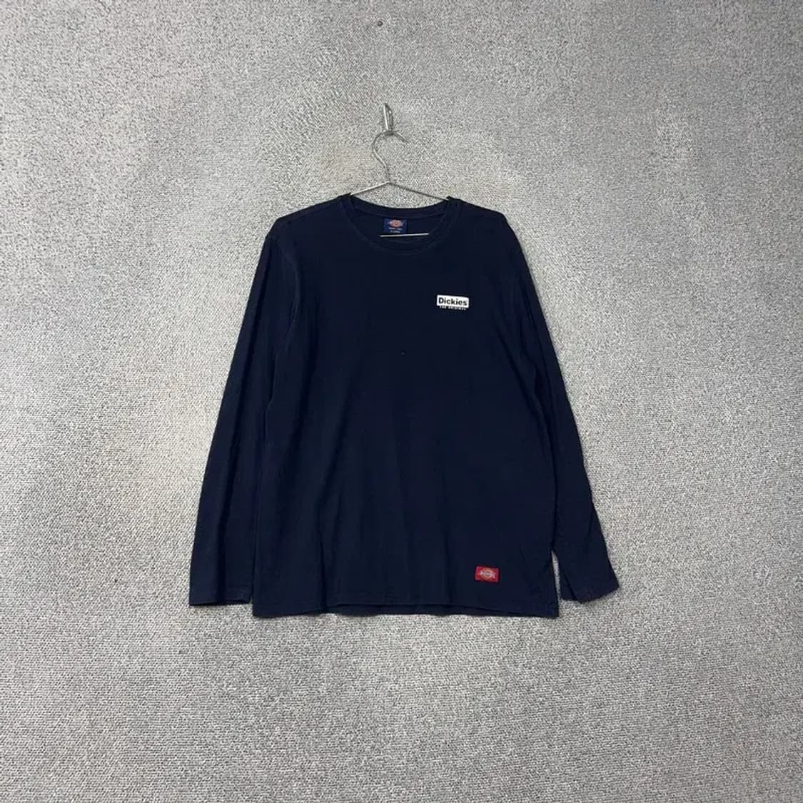 디키즈 네이비 로고 프린팅 슬리브 긴팔티 XL 상품이미지1