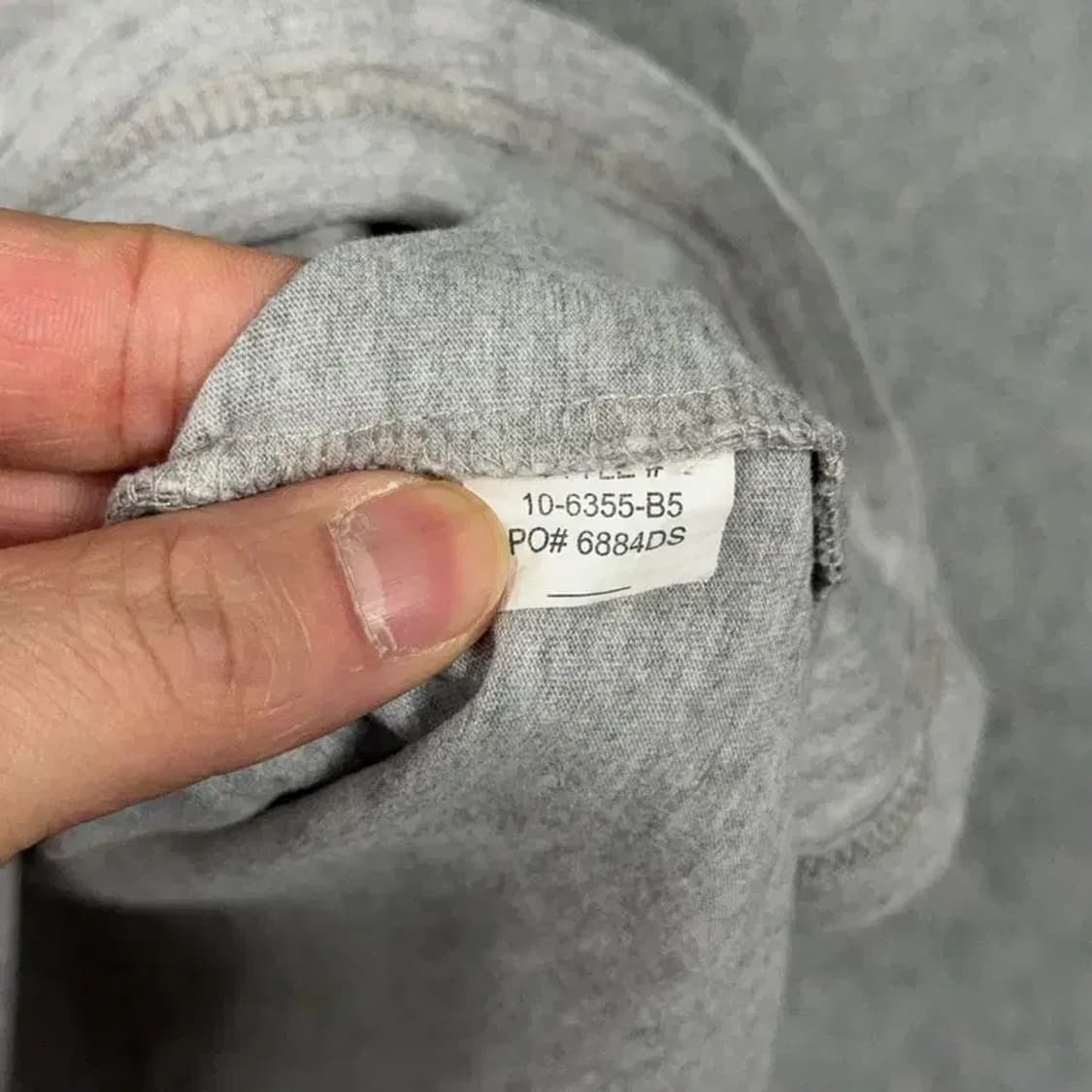 폴로아쎈 프린팅 라이트 그레이 민소매 티 L 상품이미지6