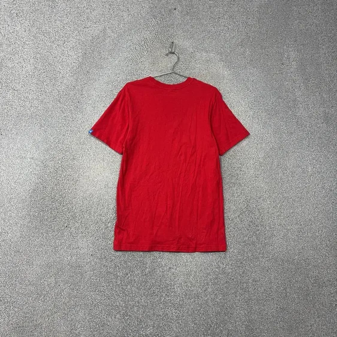 아디다스 화이트 탭 로고 빈티지 레드 반팔티 105 상품이미지2