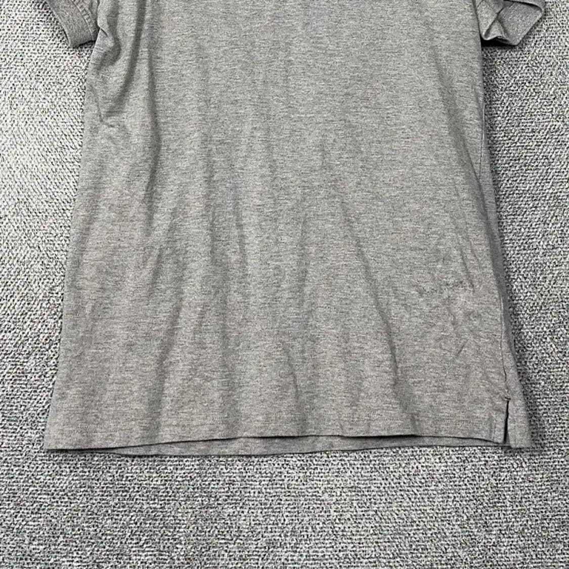 타미힐피거 라이트 그레이 로고 남성 반팔 카라티 M 상품이미지4