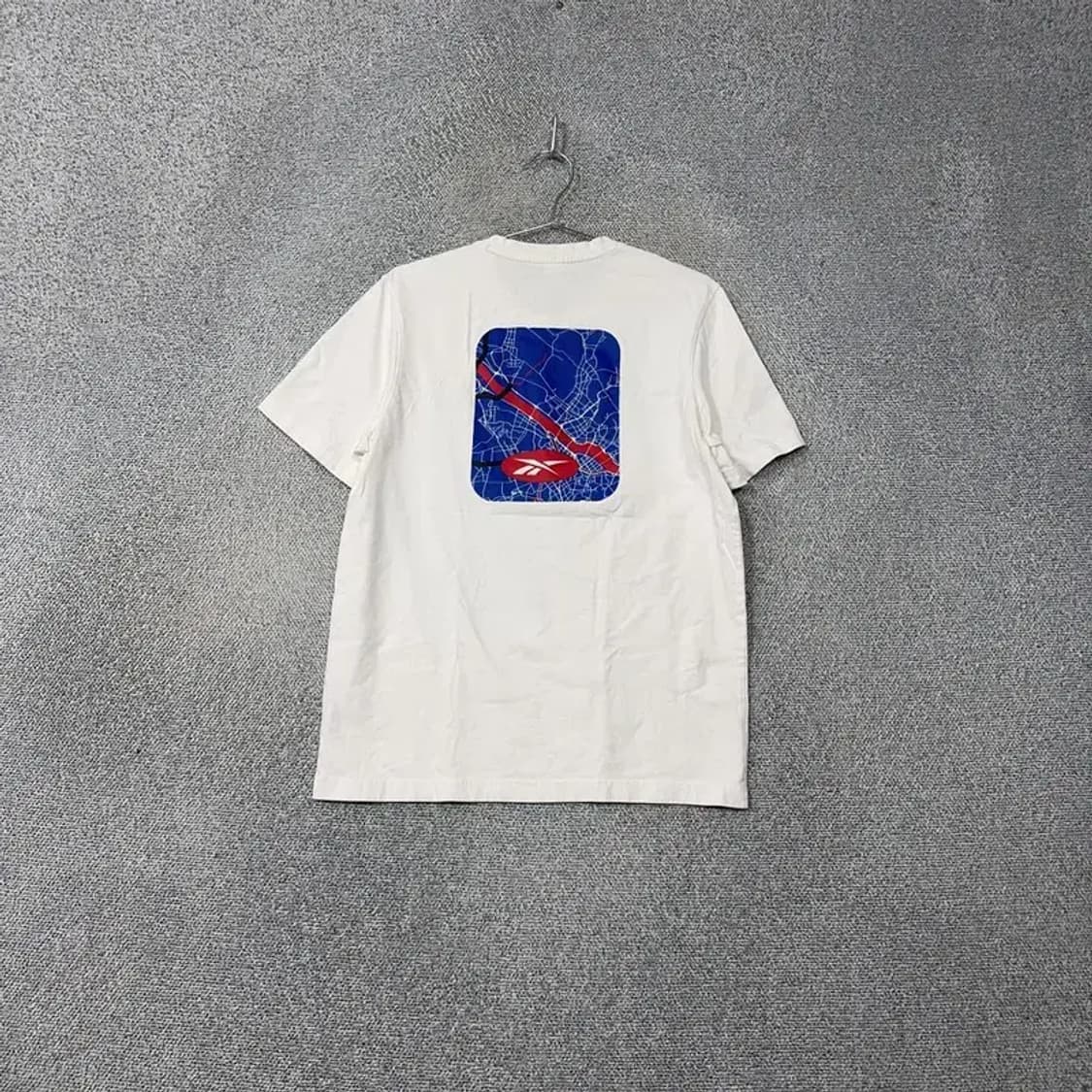 리복 서울 프린팅 화이트 반팔 티 2XL 상품이미지2