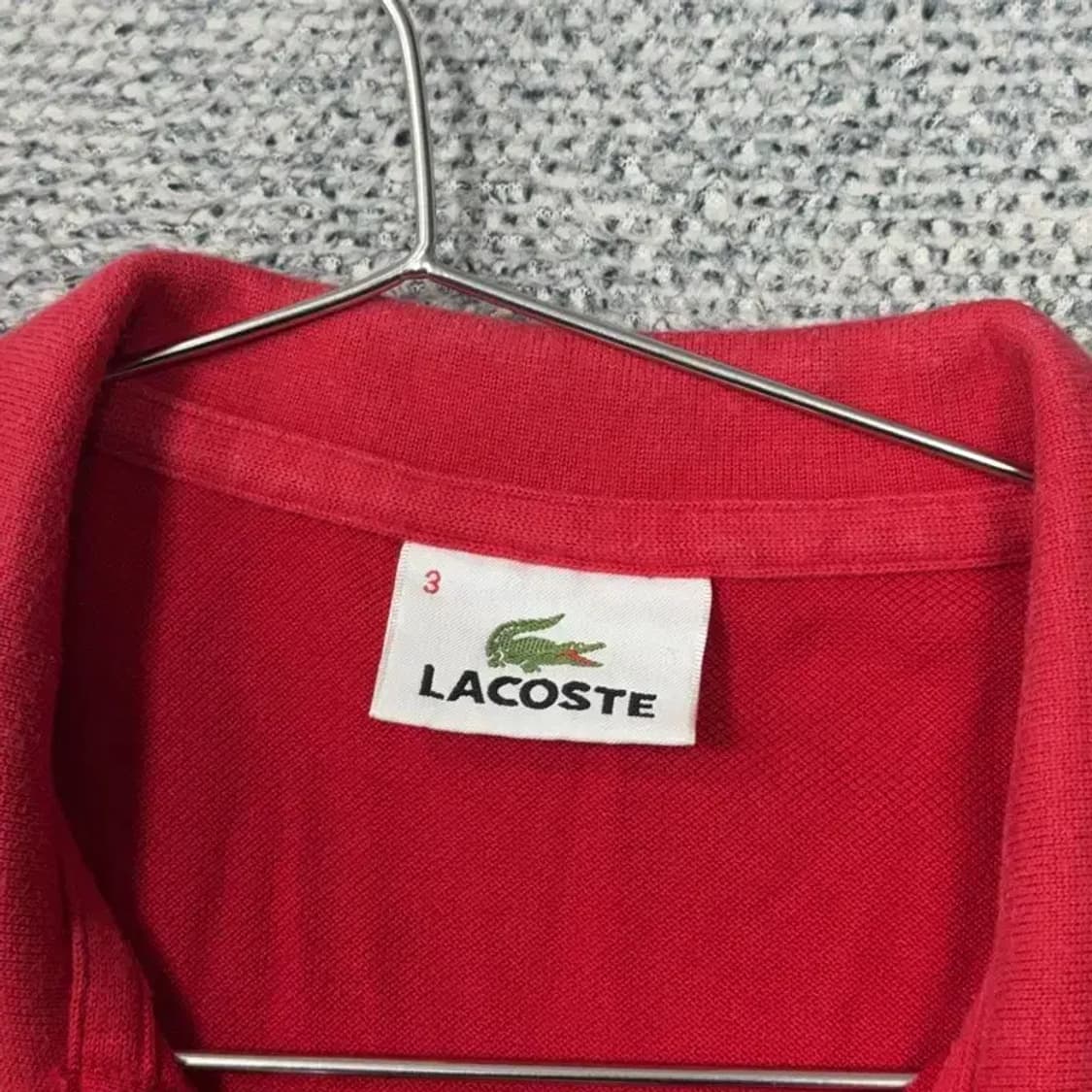 라코스테 레드 로고 남성 반팔 카라티 95 상품이미지5