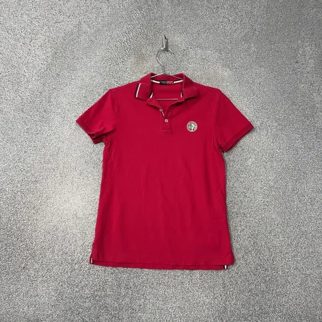 해지스 로윙 로고 레드 반팔 카라티 95 상품이미지1