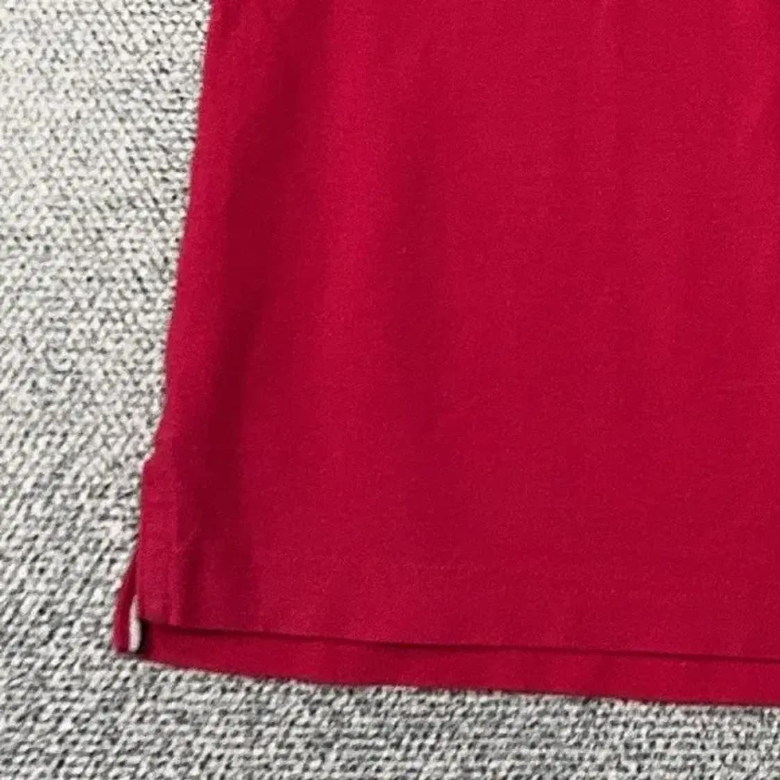 해지스 로윙 로고 레드 반팔 카라티 95 상품이미지5