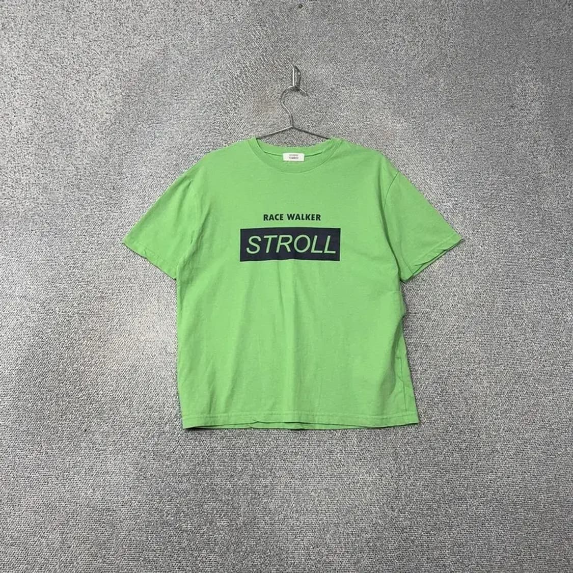 스튜디오 톰보이 프린팅 라이트 그린 반팔 티 F 상품이미지1