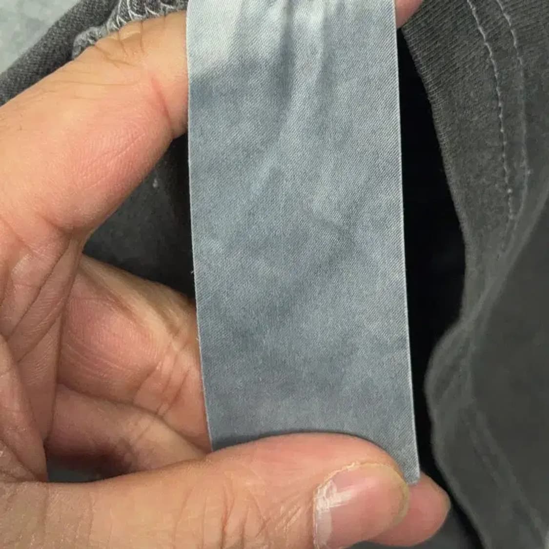 트래블 프린팅 빈티지 피그먼트 그레이 반팔 티 L 상품이미지5