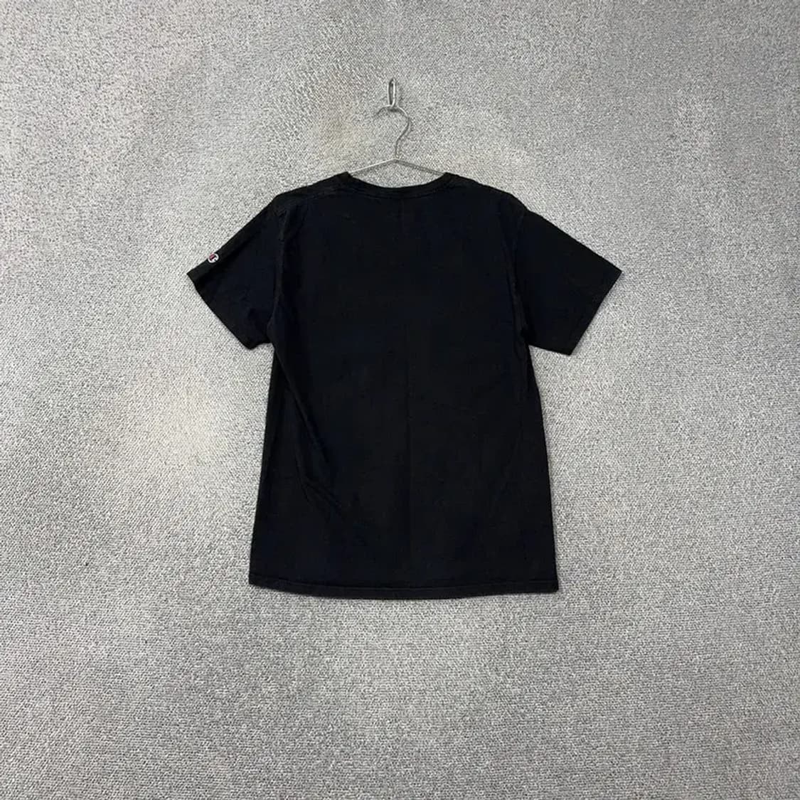 챔피온 프린팅 스펠 로고 블랙 반팔 티 M 상품이미지2