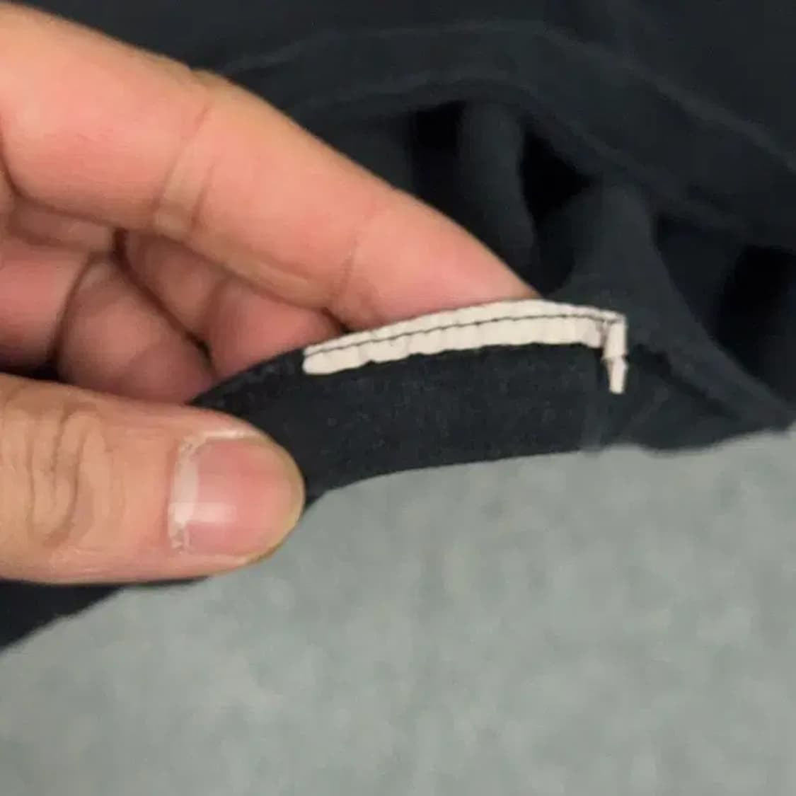 챔피온 프린팅 스펠 로고 블랙 반팔 티 M 상품이미지3