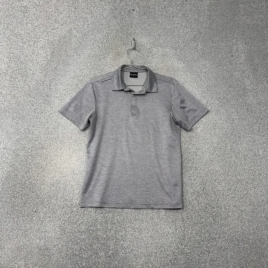 밀레 로고 그레이 등산 기능성 반팔 카라티 95 상품이미지1