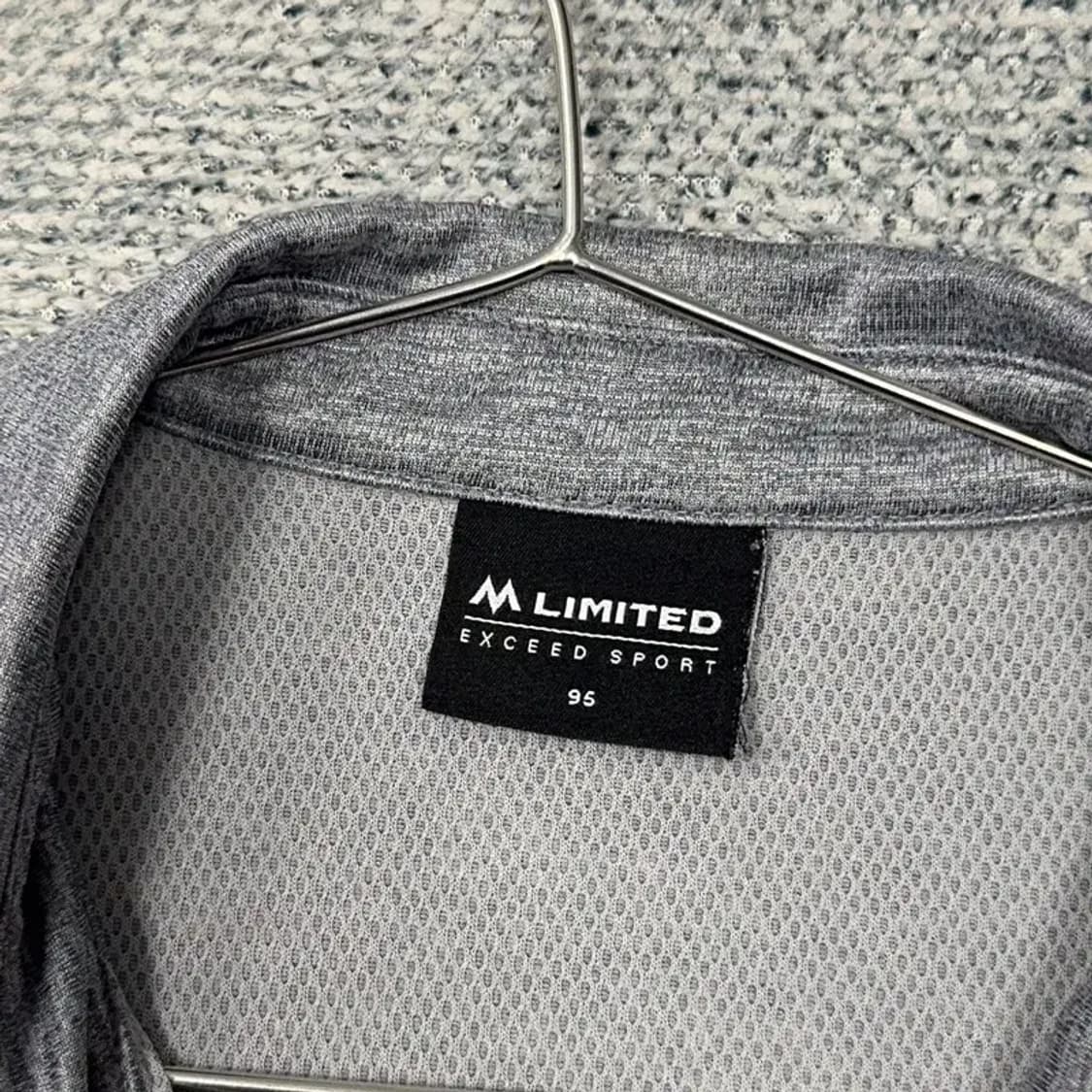 밀레 로고 그레이 등산 기능성 반팔 카라티 95 상품이미지3