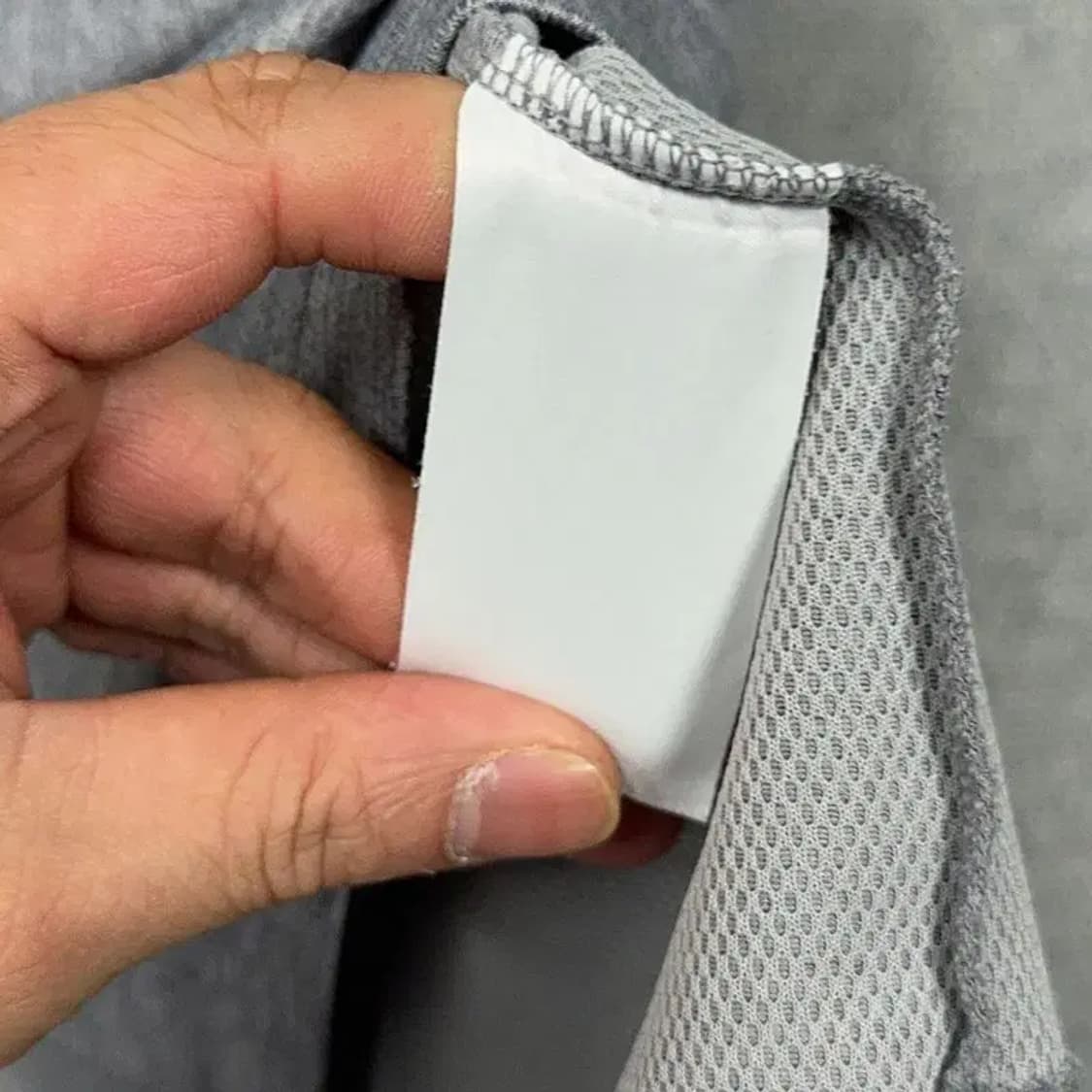 밀레 로고 그레이 등산 기능성 반팔 카라티 95 상품이미지4