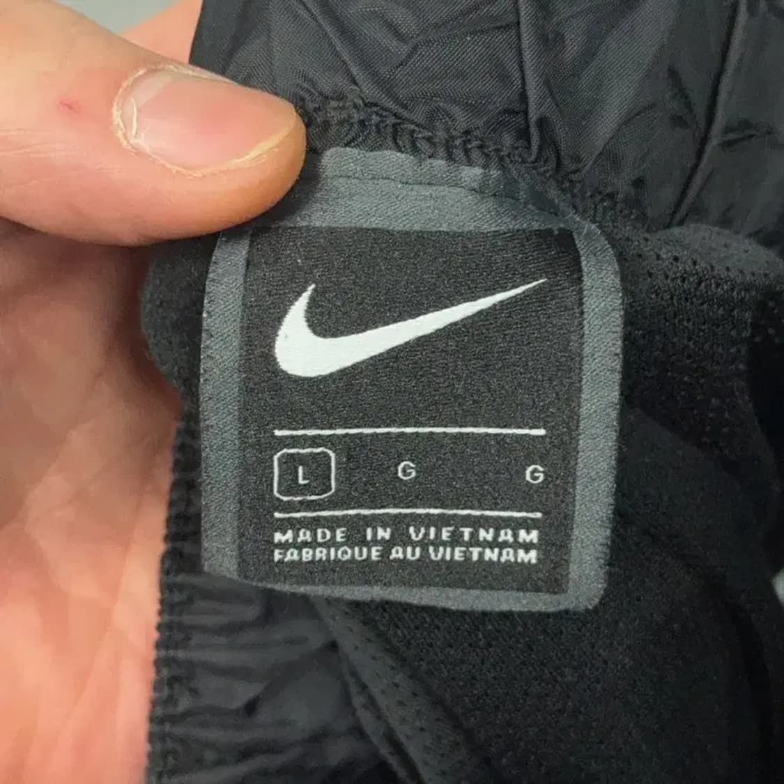 나이키 빈티지 벨티드 블랙 나일론 반바지 L 상품이미지6