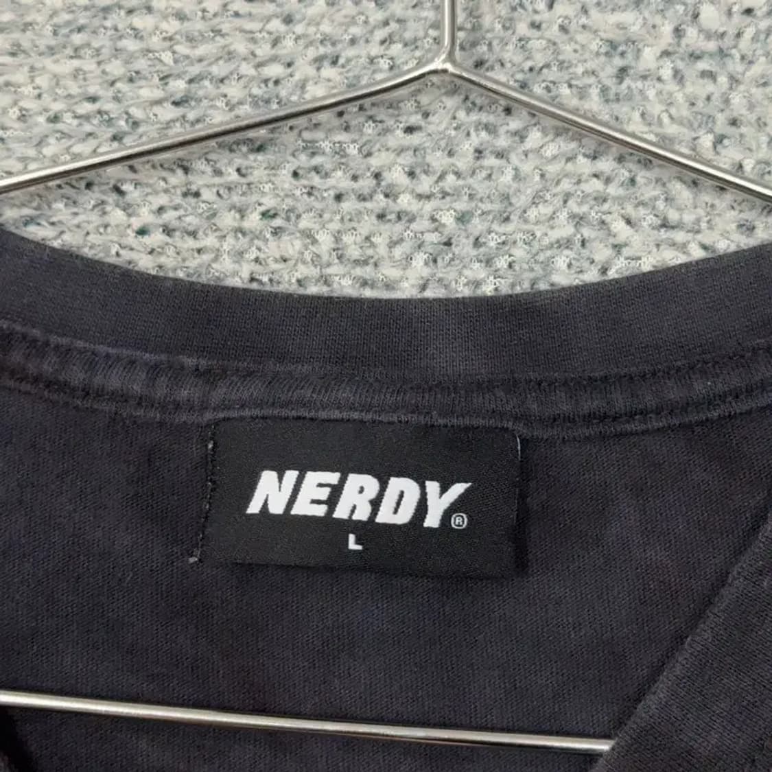 널디 타이다이 로고 빈티지 오버핏 반팔티 L 상품이미지3