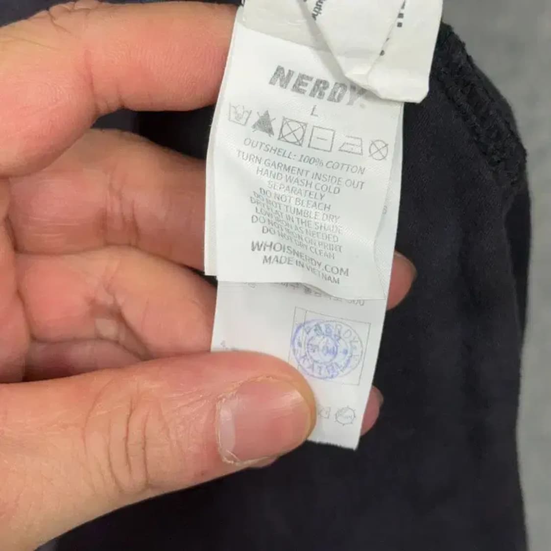 널디 타이다이 로고 빈티지 오버핏 반팔티 L 상품이미지4