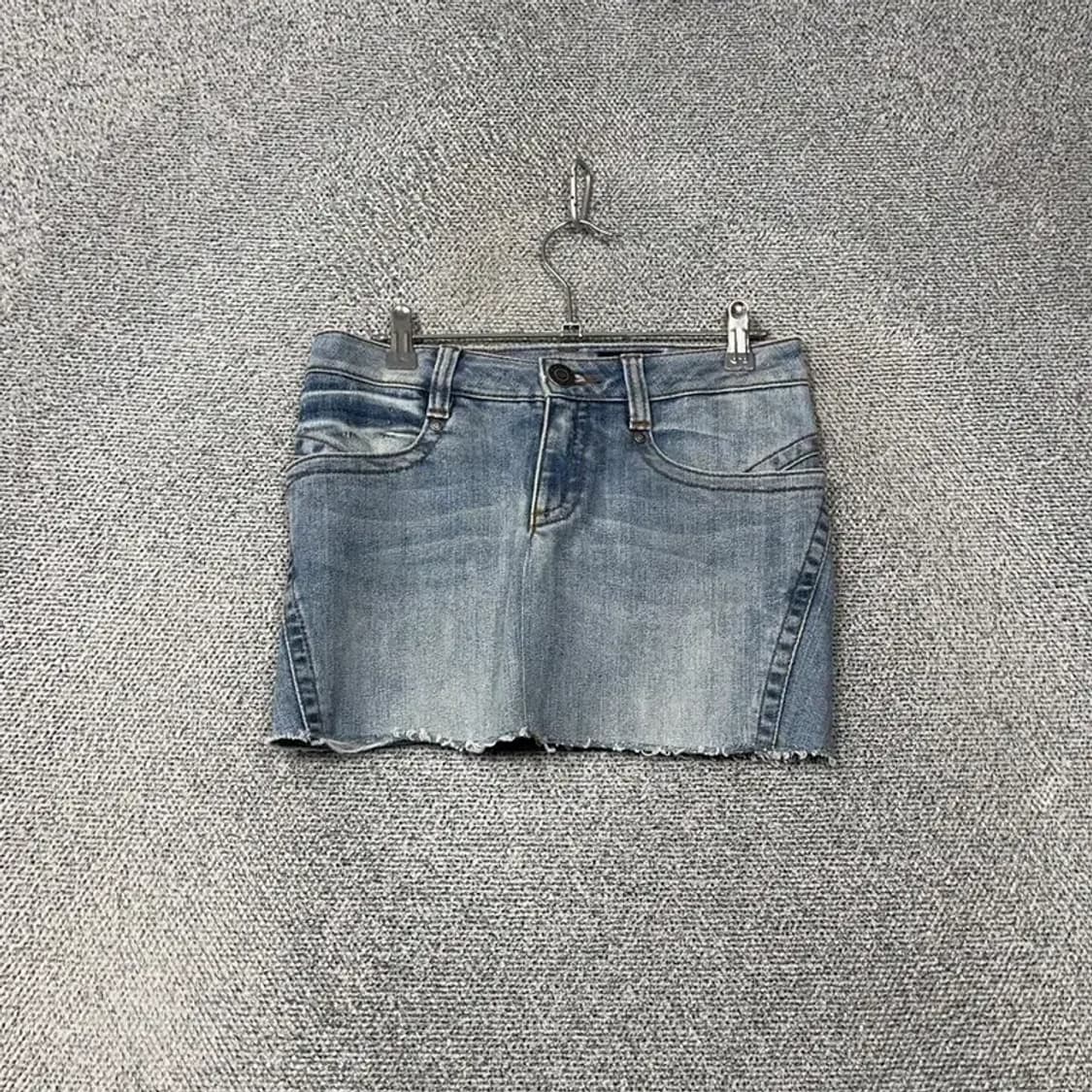 캘빈클라인 블루 빈티지 데님 미니스커트 W27-L32 상품이미지1