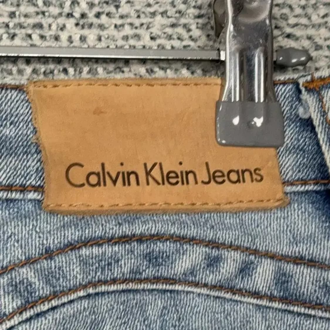 캘빈클라인 블루 빈티지 데님 미니스커트 W27-L32 상품이미지6