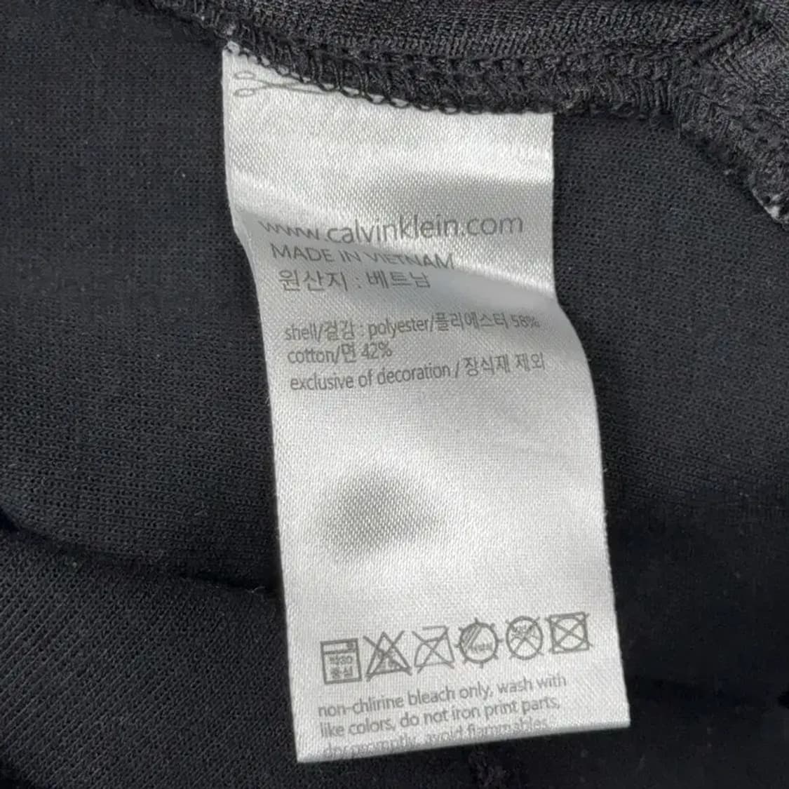캘빈클라인 블랙 로고 밴딩 반바지 S/P 상품이미지7