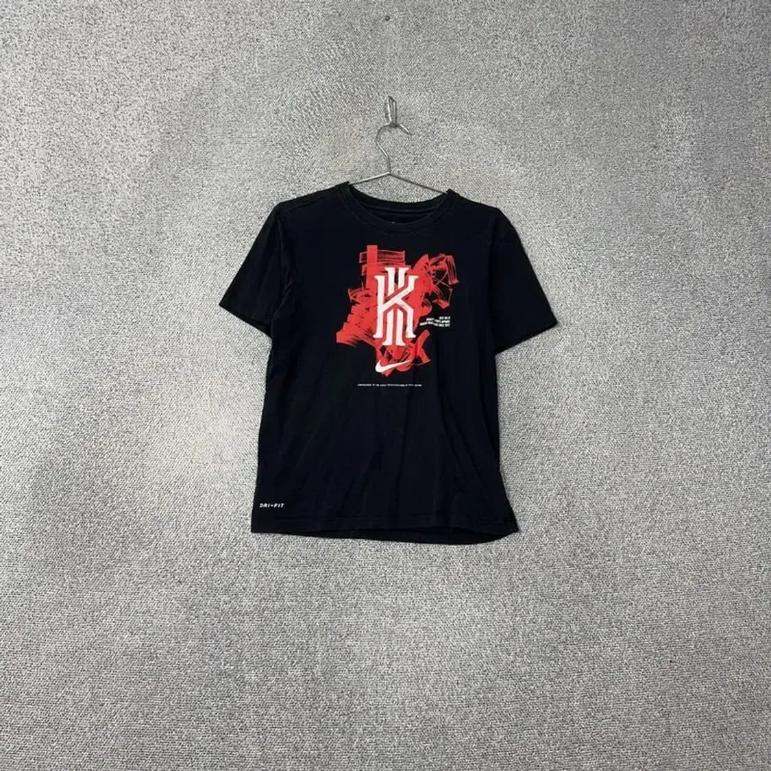 나이키 프린팅 로고 블랙 반팔 티 M 상품이미지1
