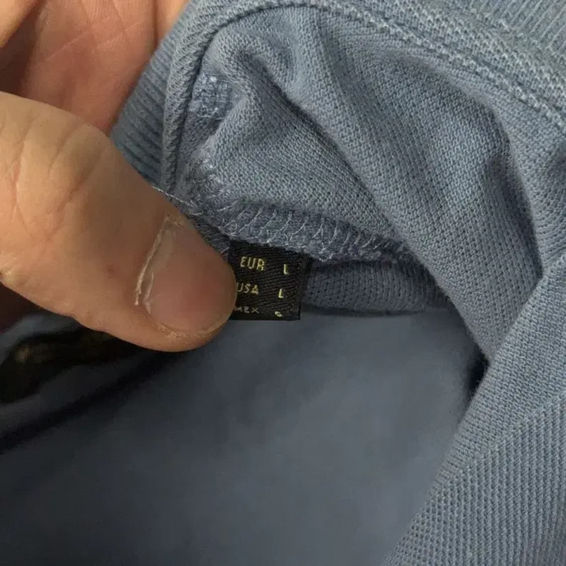 마시모두띠 네이비 무지 남성 반팔 카라티 L 상품이미지6