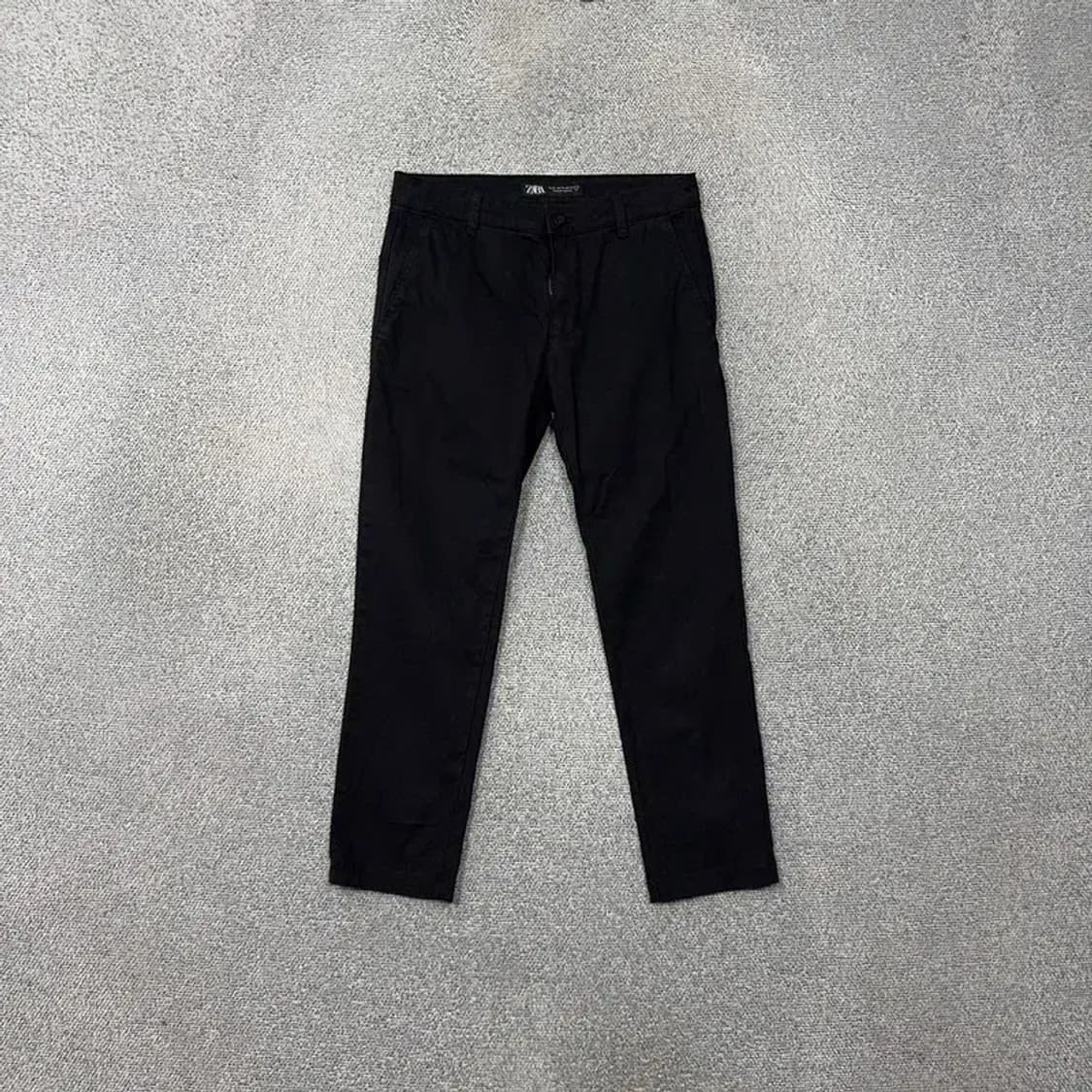자라 남성 캐주얼 블랙 데님팬츠 30 상품이미지1