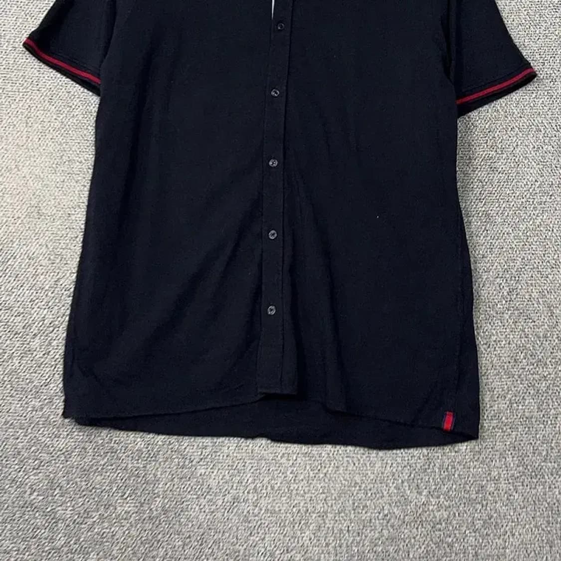 자라 네이비 캐주얼 반팔 셔츠 XL 상품이미지4