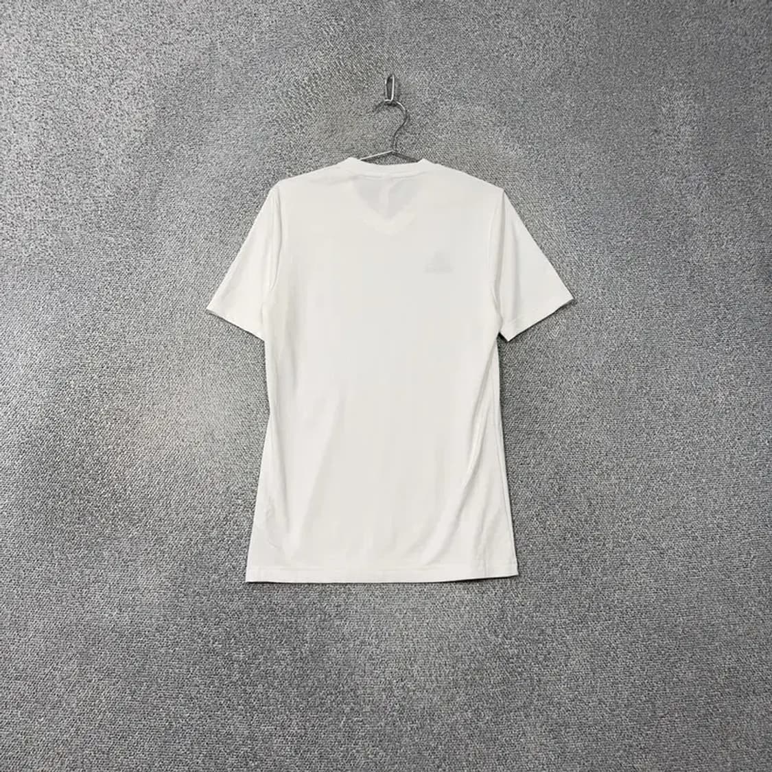 아디다스 화이트 로고 운동 기능성 반팔티 L 상품이미지2