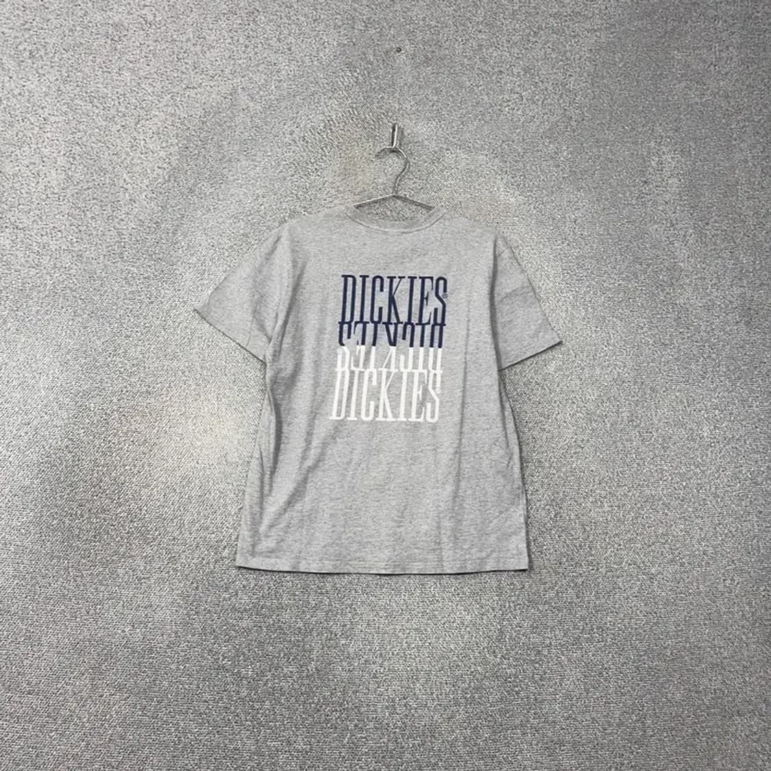 디키즈 라이트 그레이 스펠 로고 반팔티 100 상품이미지2