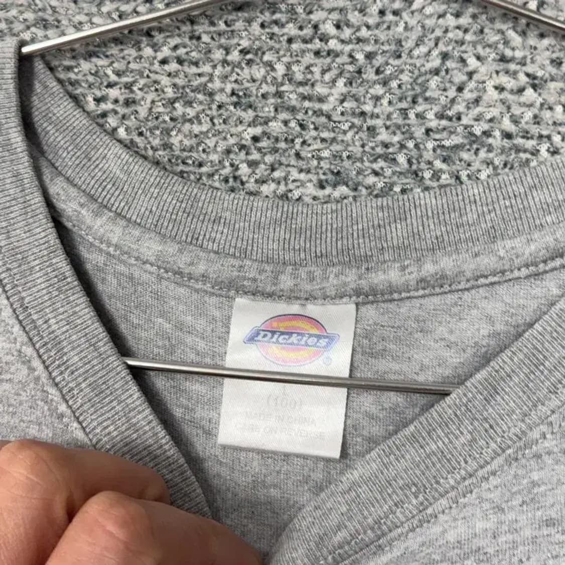 디키즈 라이트 그레이 스펠 로고 반팔티 100 상품이미지3