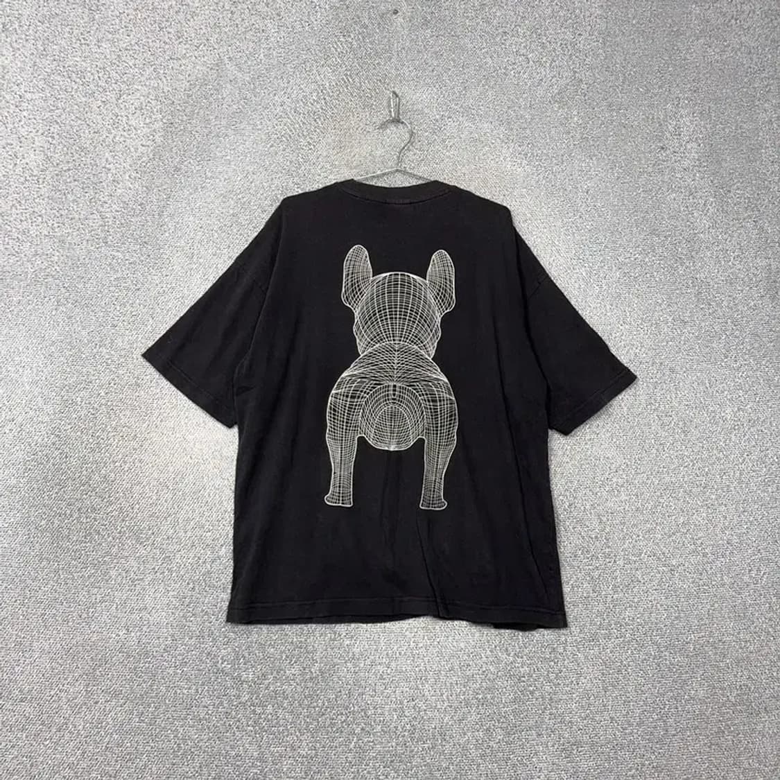 라이프워크 프린팅 빅로고 블랙 반팔 티 L 상품이미지2