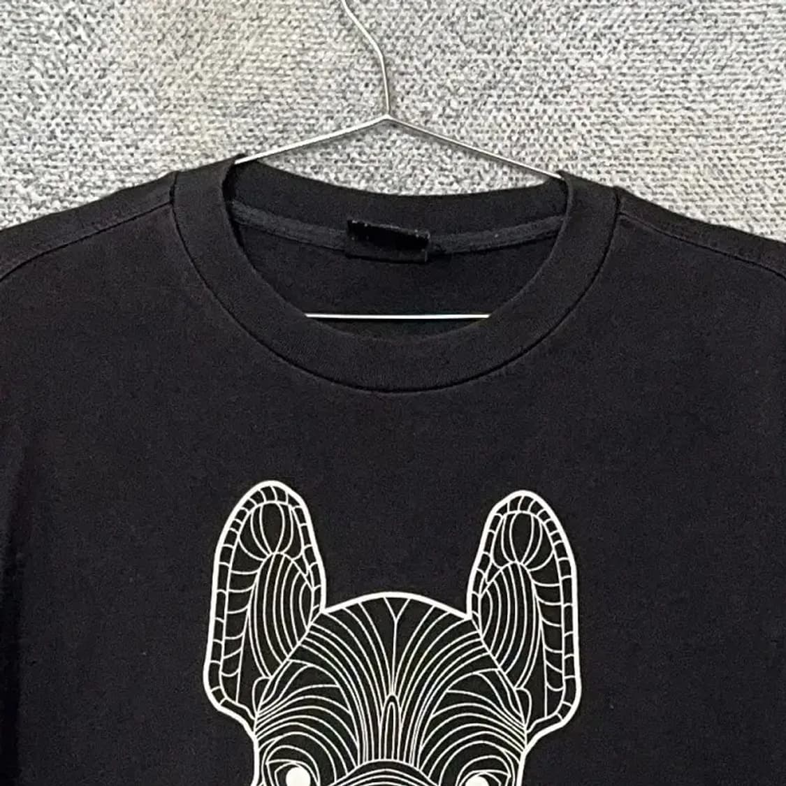 라이프워크 프린팅 빅로고 블랙 반팔 티 L 상품이미지3