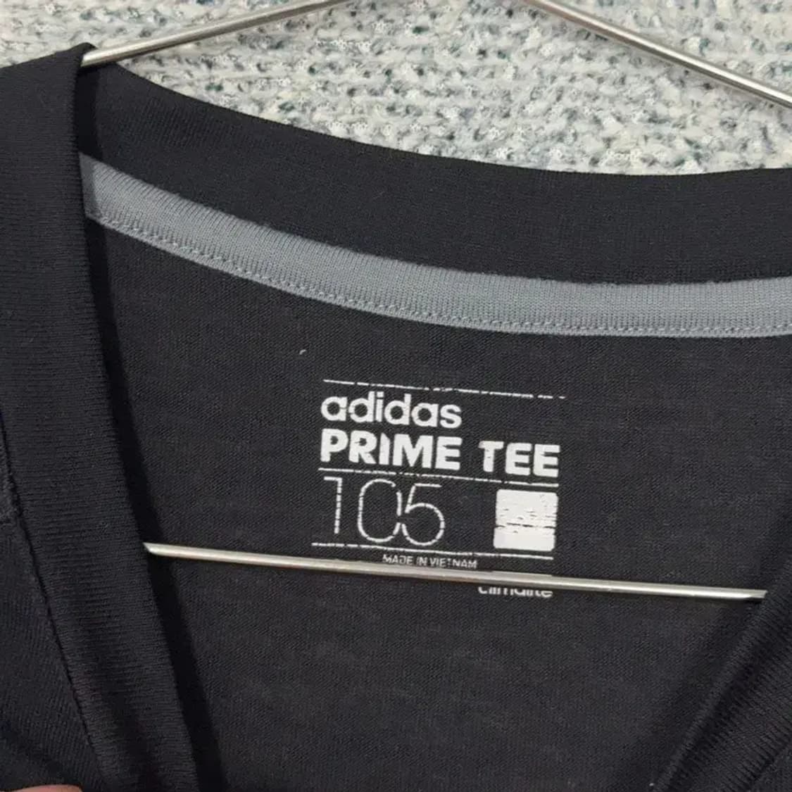 아디다스 블랙 로고 운동 기능성 반팔티 105 상품이미지6