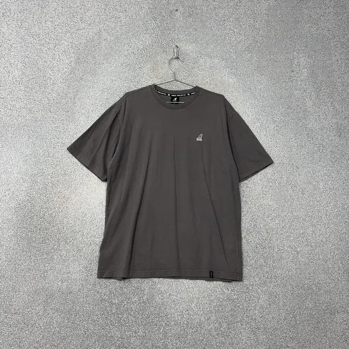 캉골 그레이 로고 남성 빈티지 반팔티 XL 상품이미지1