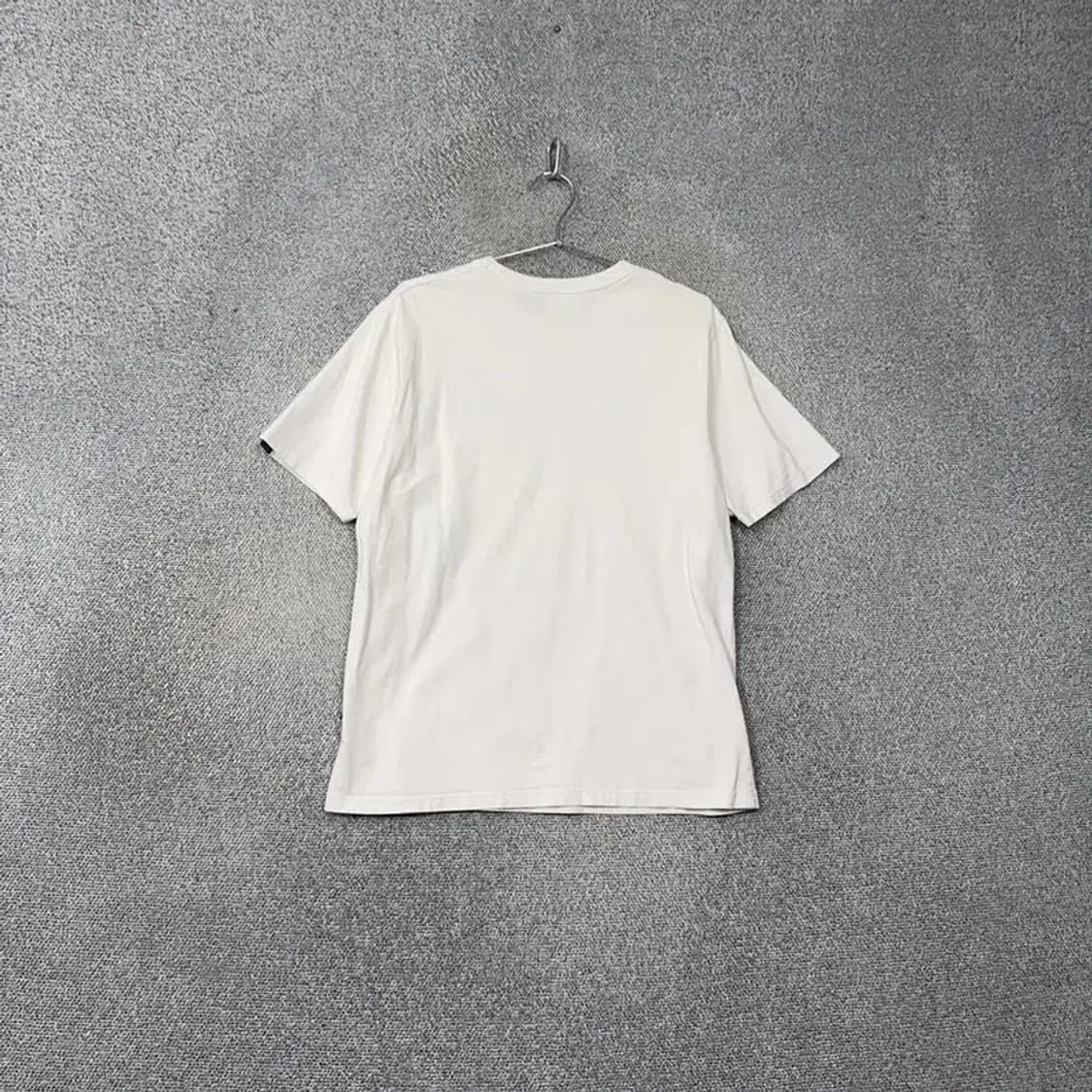 커버낫 화이트 로고 프린팅 남성 반팔티 M 상품이미지2