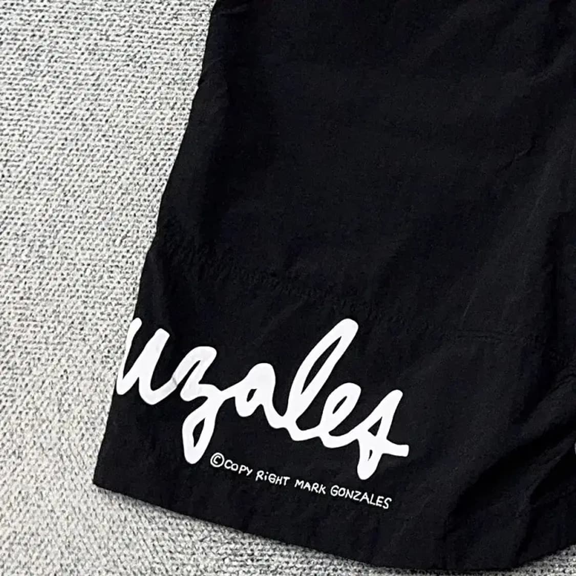 마크곤잘레스 로고 프린팅 블랙 반바지 LARGE 상품이미지4