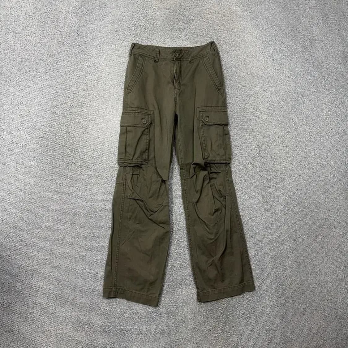 여성 빈티지 Y2K 카키 카고팬츠 28 상품이미지1
