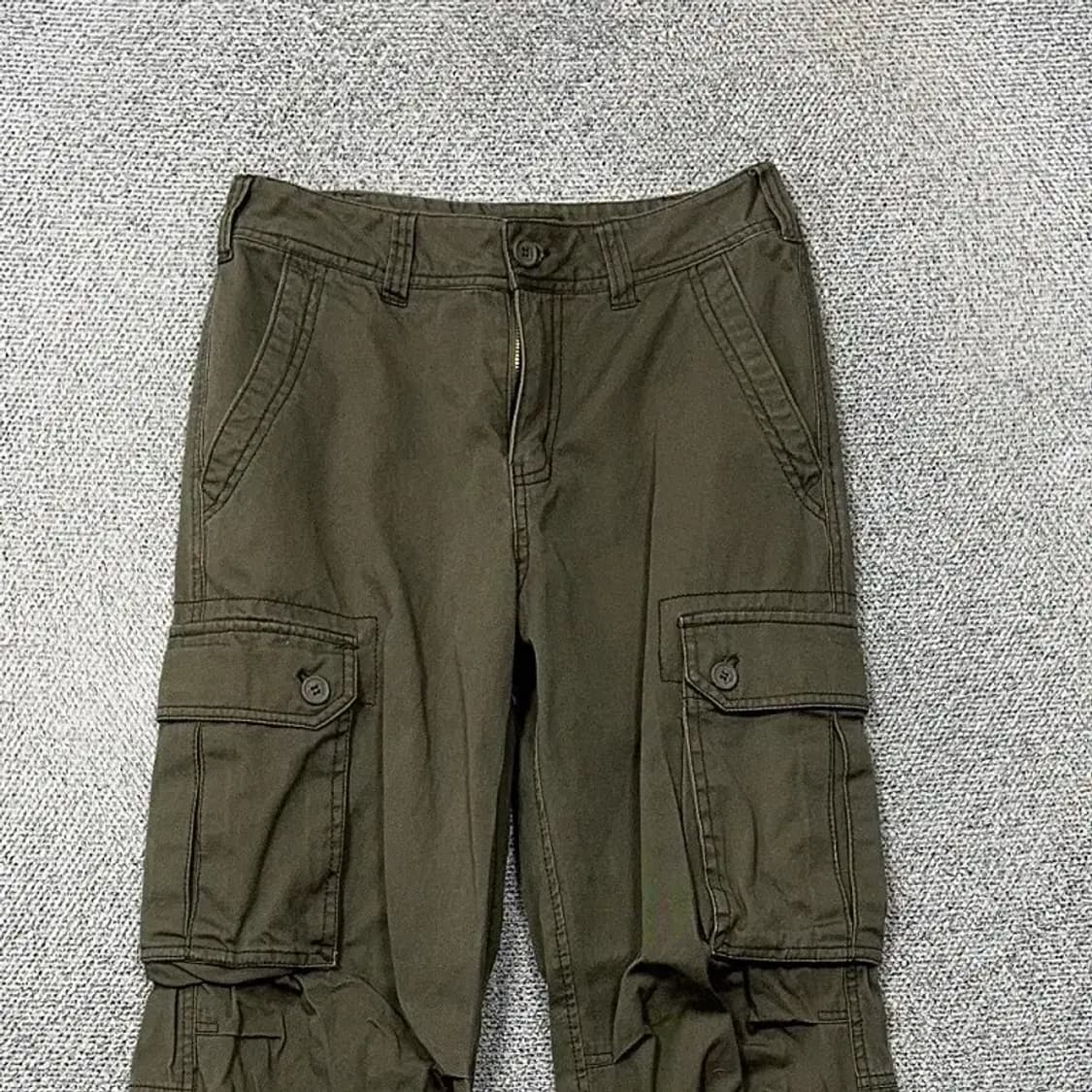 여성 빈티지 Y2K 카키 카고팬츠 28 상품이미지3
