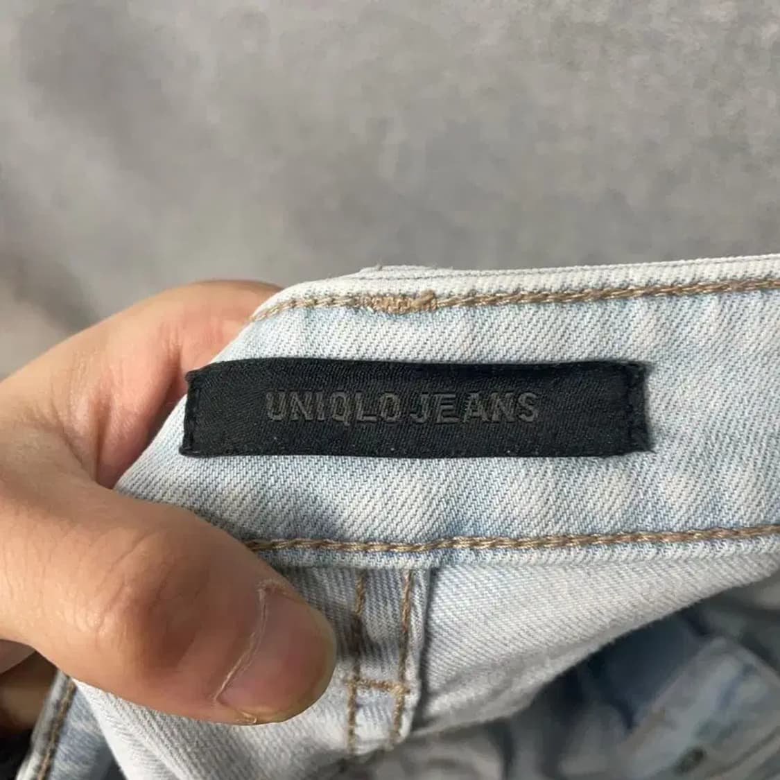 유니클로 남성 캐주얼 연청바지 31 상품이미지5