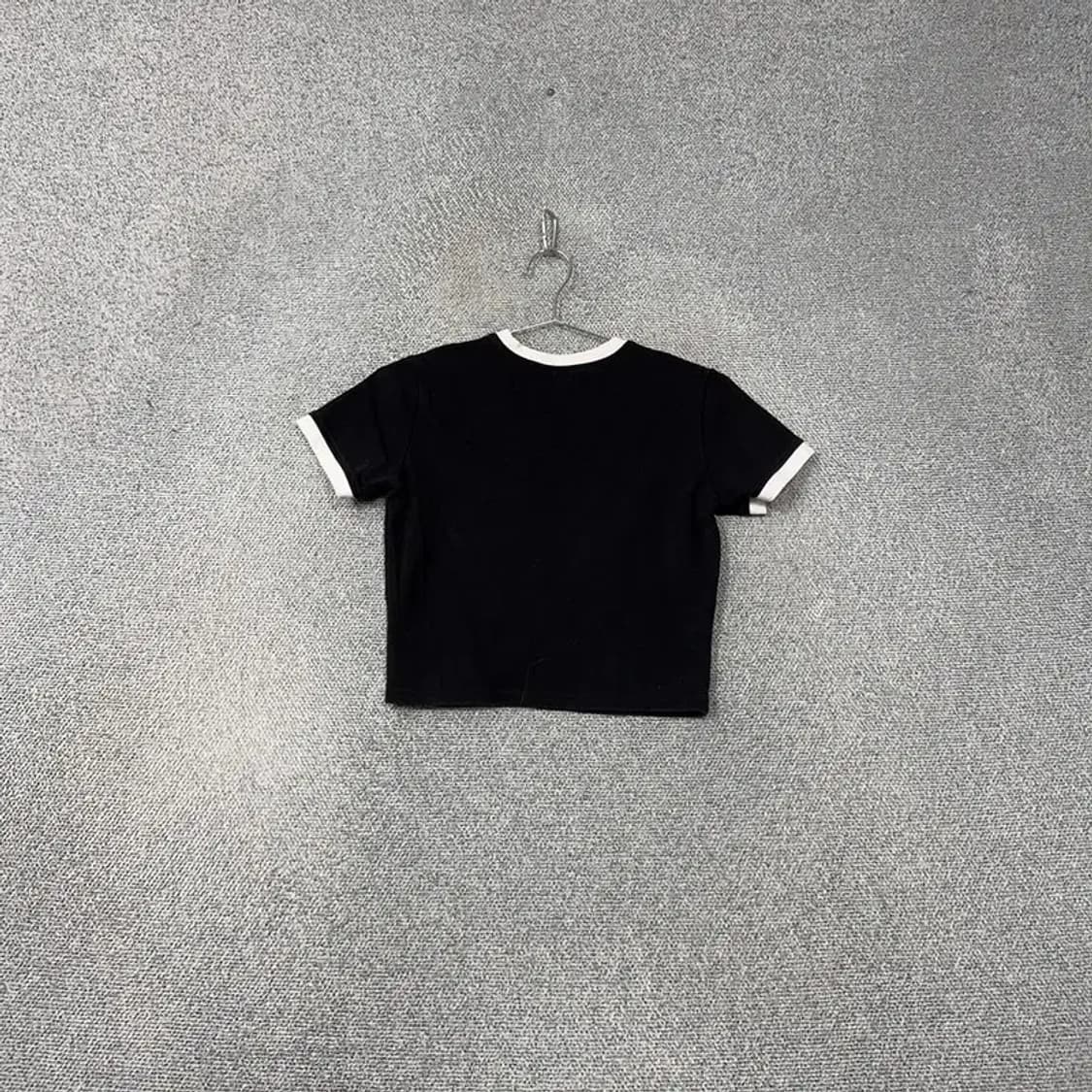 5252 OIO 프린팅 로고 크롭 링거티 반팔티 F 상품이미지2