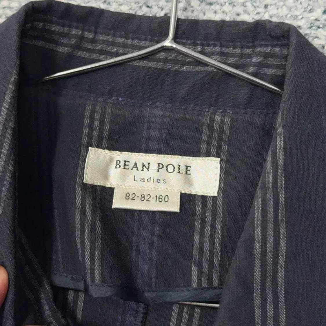 빈폴 레이디 스트라이프 셔츠 원피스 82-92-160 상품이미지5