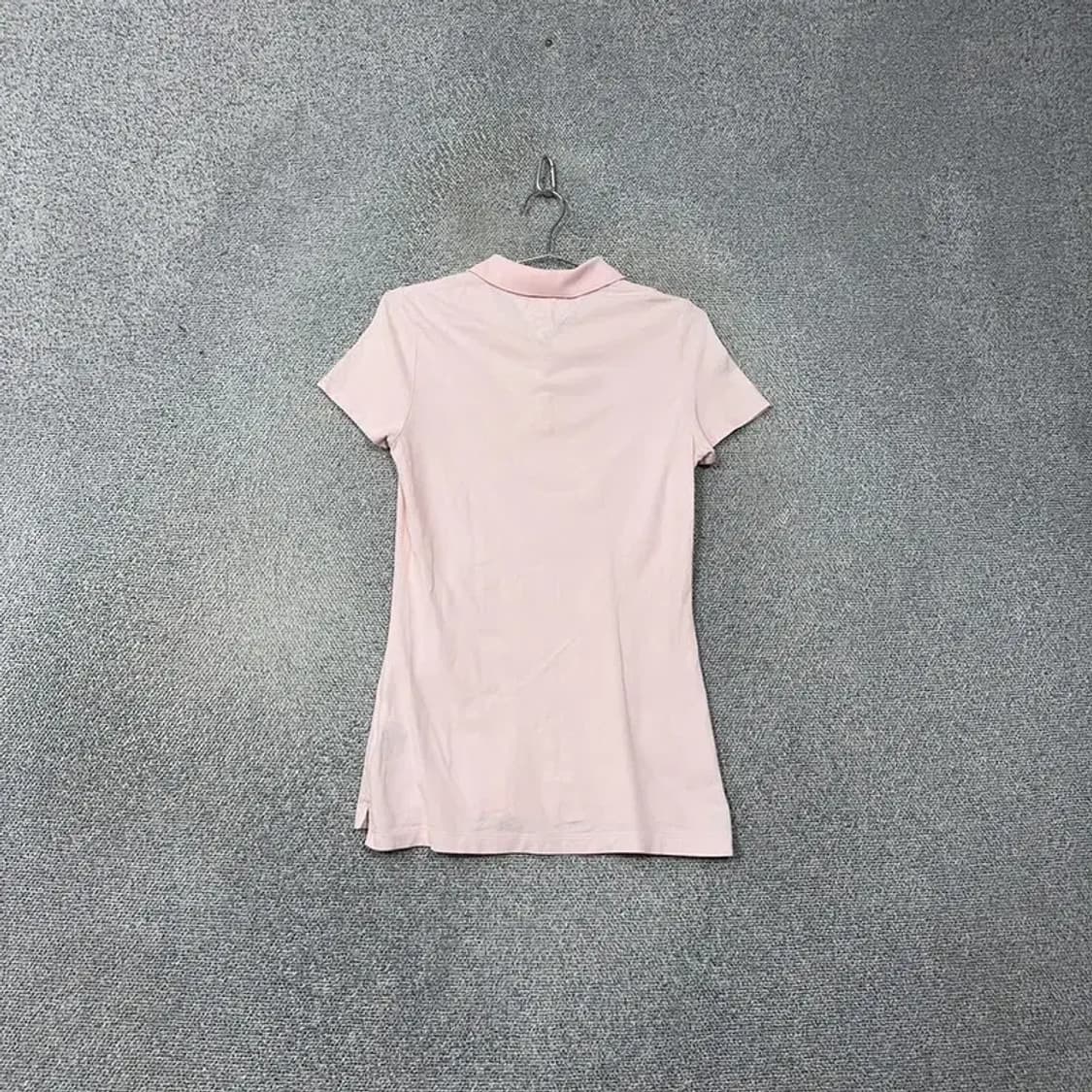 타미힐피거 여성 라이트 핑크 반팔 카라티 S 상품이미지2