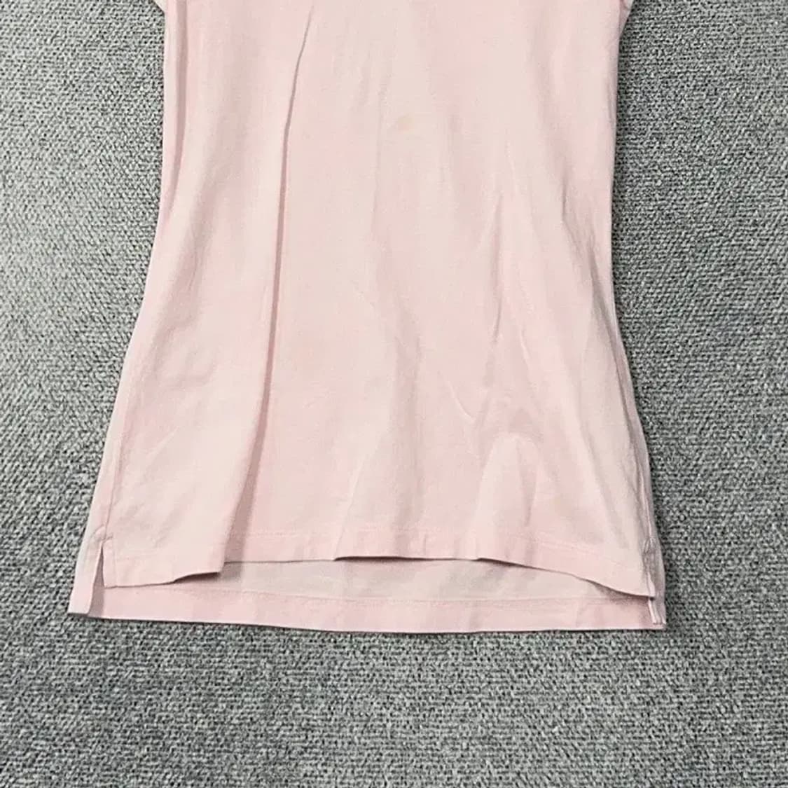 타미힐피거 여성 라이트 핑크 반팔 카라티 S 상품이미지4
