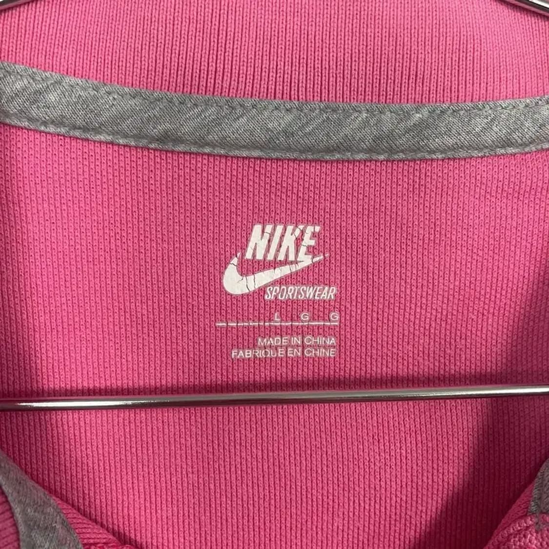 나이키 핑크 남성 캐주얼 반팔 카라티 L 상품이미지5