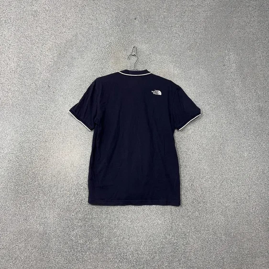 노스페이스 네이비 로고 남성 반팔 카라티 105 상품이미지2