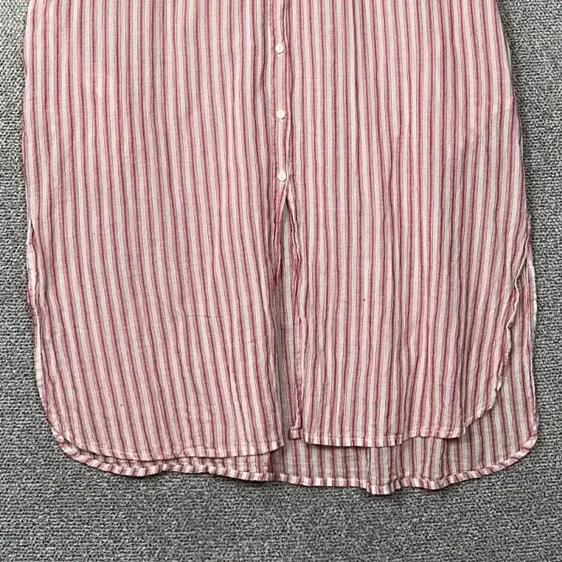 자라 스트라이프 라이트 핑크 민소매 원피스 XS 상품이미지4