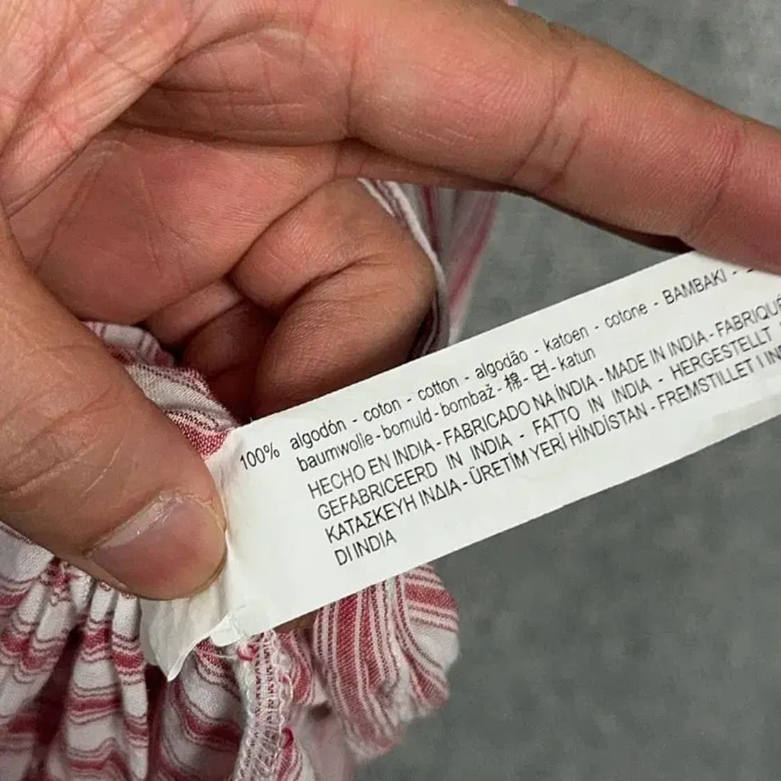 자라 스트라이프 라이트 핑크 민소매 원피스 XS 상품이미지6